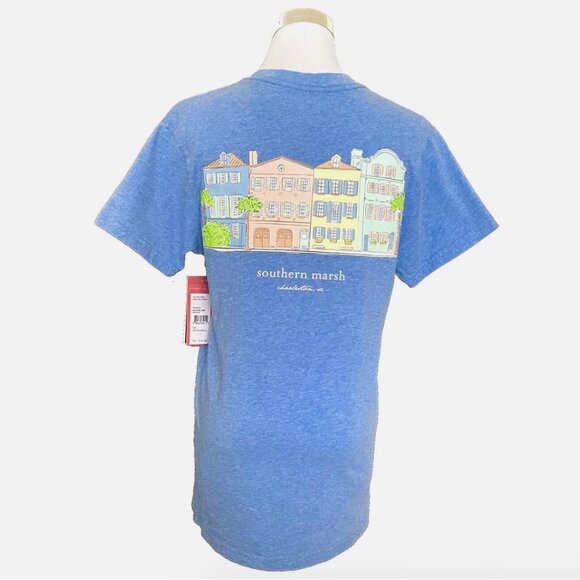 Southern Marsh Tops - NWT NEW SOUTHERN MARSH CHARLESTON SOUTH CAROLINA RAINBOW ROW TEE T-SHIRT SIZE XS